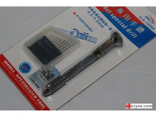 Przejdź do produktu U-STAR UA91300A - Zestaw 10 wierteł 0,3-1,2 mm i wiertarka