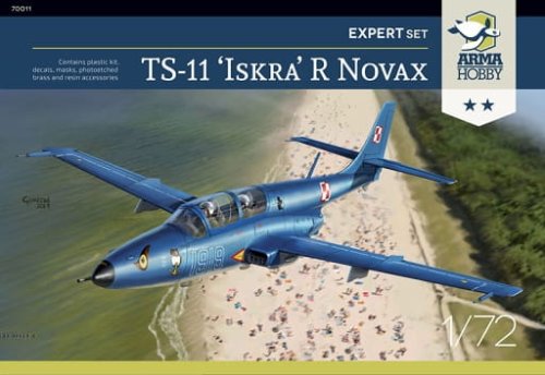 Przejdź do produktu ARMA HOBBY 70011 - 1:72 TS-11 Iskra R Novax - Expert Set