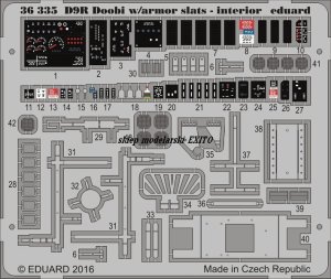 EDUARD 36335 - 1:35 D9R Doobi w/ armor slats - interior