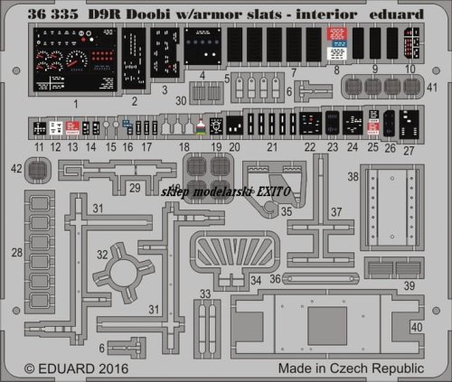 Przejdź do produktu EDUARD 36335 - 1:35 D9R Doobi w/ armor slats - interior