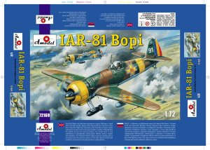 AMODEL 72169 - 1:72 IAR-81-Bopi