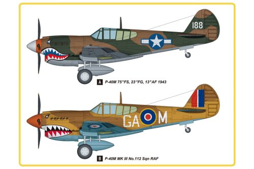 Przejdź do produktu HOBBY BOSS 85801 - 1:48 Curtiss P-40M Kittyhawk