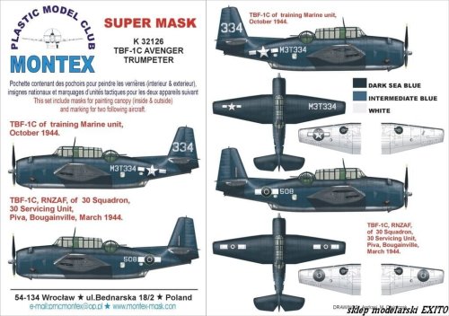 Przejdź do produktu MONTEX K32126 - 1:32 TBF-1C Avenger
