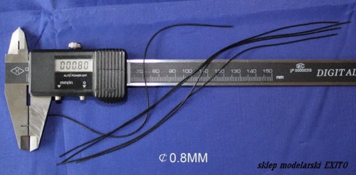 Przejdź do produktu RIICH MODELS 30006 - Soft Pipes for Modelling Purpose 0.8 x 200mm x5 per set