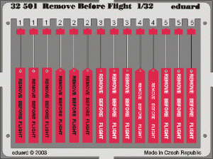 EDUARD 32501 - 1:32 Remove Before Flight