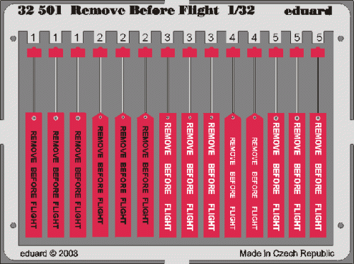 Przejdź do produktu EDUARD 32501 - 1:32 Remove Before Flight