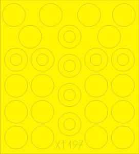 EDUARD XT197 - 1:35 M-109A wheel masks