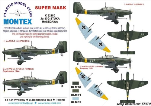 Przejdź do produktu MONTEX K32180 - 1:32 Ju-87G Stuka