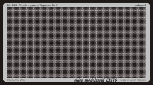Przejdź do produktu EDUARD 00105 - Mesh - gauze/ Square 8x8