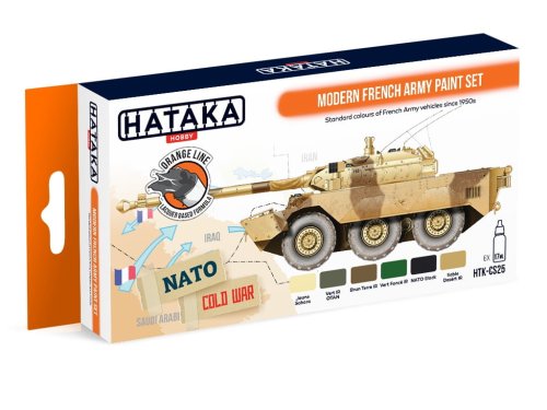 Przejdź do produktu HATAKA CS25 - Zestaw farb Modern French Army