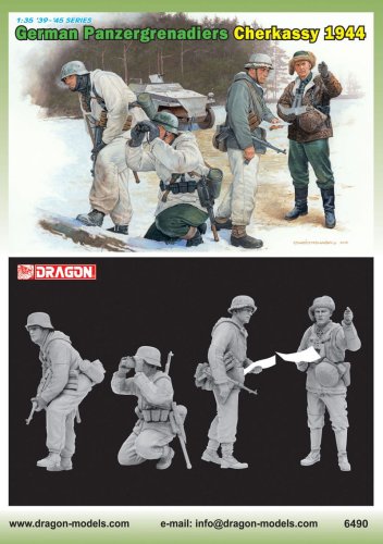 Przejdź do produktu DRAGON 6490 - 1:35 Panzergrenadiers 1944