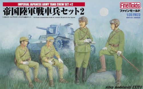 Przejdź do produktu FINE MOLDS FM23 - 1:35 Imperial Japanese Army Tank Crew Set #2