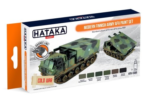 Przejdź do produktu HATAKA CS65 - Zestaw farb Modern Finnish Army AFV