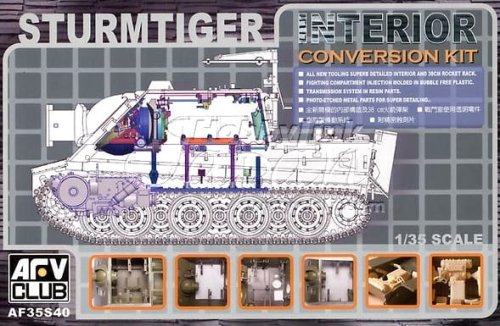 Przejdź do produktu AFV CLUB 35S40 - 1:35 Sturmtiger Interior - Conversion Kit