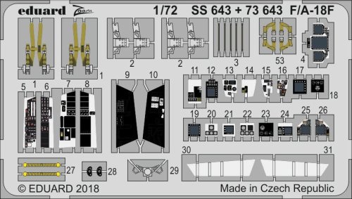 Przejdź do produktu Eduard SS643 - 1:72 F/A-18F