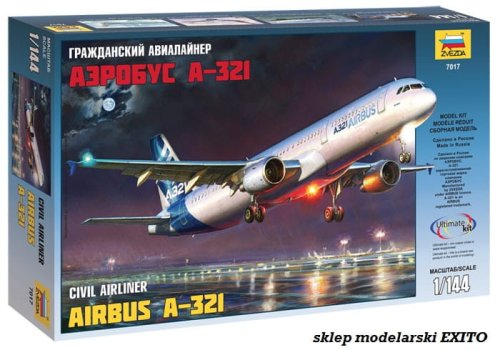 Przejdź do produktu ZVEZDA 7017 - 1:144 Airbus A-321