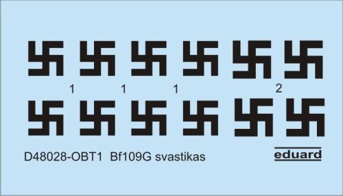 Przejdź do produktu EDUARD D48028 - 1:48 Bf 109G svastikas