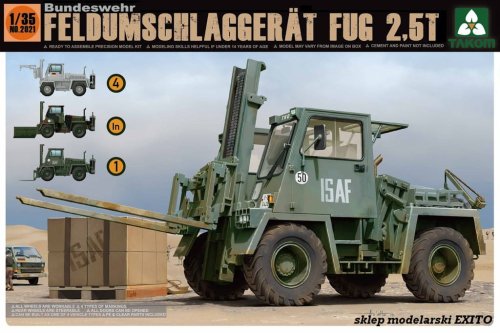 Przejdź do produktu TAKOM 2021 - 1:35 Feldumschlaggerat FUG 2,5t Bundeswehr