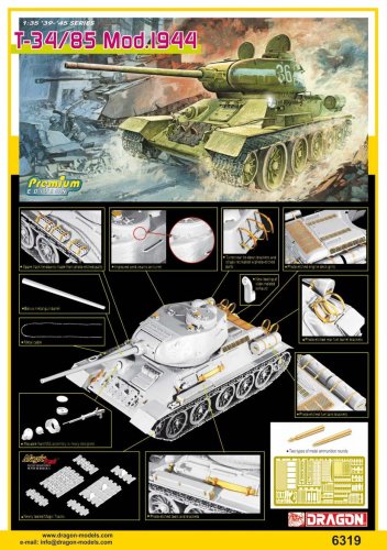 Przejdź do produktu DRAGON 6319 - 1:35 T-34/85 Mod.1944
