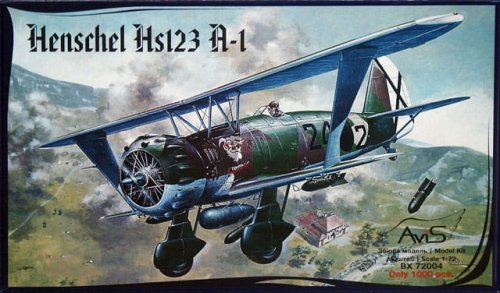 Przejdź do produktu AVIS 72004 - 1:72 Henschel Hs-123 A-1