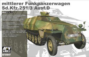 AFV CLUB 35S47 - 1:35 Sdkfz.251/3 ausf.D Mittelrer Funkpanzerwagen