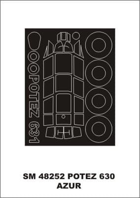Przejdź do produktu MONTEX SM48252 - 1:48 Potez 631