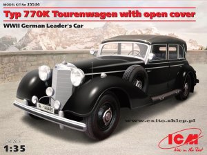 ICM 35534 - 1:35 Typ 770K Tourenwagen with open cover - WWII German Leader's Car
