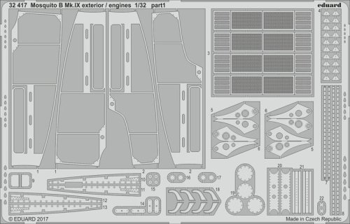 Przejdź do produktu EDUARD 32417 - 1:32 Mosquito B Mk.IX exterior / engines
