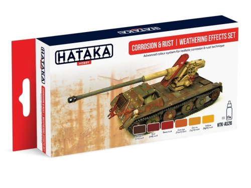 Przejdź do produktu HATAKA AS26 - Zestaw farb Corrosion & rust weathering effects