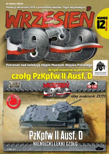 Przejdź do produktu FIRST TO FIGHT 012 -  Wrzesień 1939 - 1:72 Pz.Kpfw.II Ausf.D - Niemiecki czołg lekki - Gazetka w zestawie z modelem