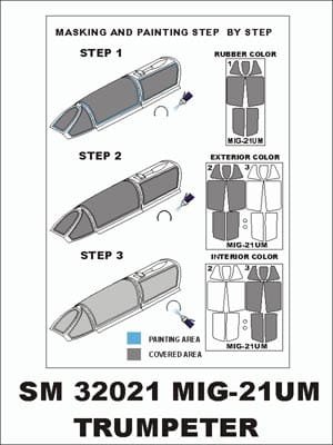Przejdź do produktu MONTEX SM32021 - 1:32 MiG-21 UM