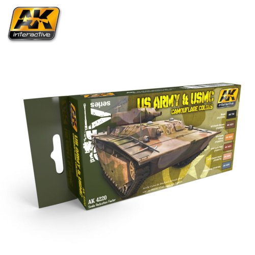Przejdź do produktu AK INTERACTIVE 4220 - US Army & USMC Camouflage Colors