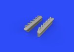 EDUARD 648344 - 1:48 P-51D exhaust stacks w/ fairing