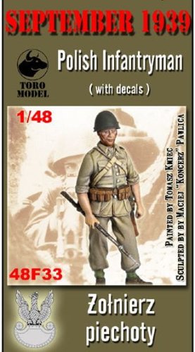 Przejdź do produktu TORO MODEL 48F33 - 1:48 Wrzesień 1939 - Żołnierz piechoty