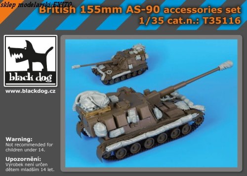 Przejdź do produktu BLACK DOG T35116 - 1:35 British 155mm AS-90 accessories set