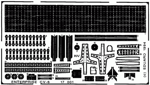 Przejdź do produktu EDUARD 17001 - 1:700 USS CV6 Enterprise