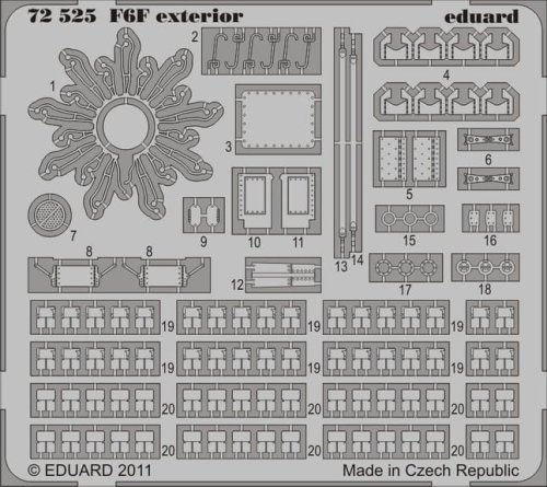 Przejdź do produktu EDUARD 72525 - 1:72 F6F exterior