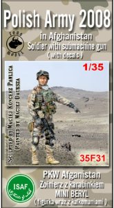 TORO MODEL 35F31 - 1:35 PKW Afganistan - żołnierz z karabinkiem Mini Beryl