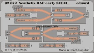 EDUARD 32872 - 1:32 Seatbelts RAF early - Steel