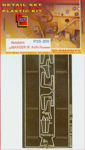 PART P35200 - 1:35 Marder III Ausf.H fenders