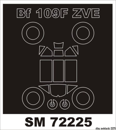 Przejdź do produktu MONTEX SM72225 - 1:72 Bf 109F