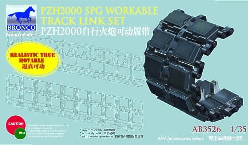 Przejdź do produktu BRONCO AB 3526 - 1:35 German 155mm SPz2000 Workable Track Link Set