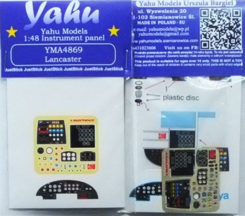 Przejdź do produktu YAHU YMA4869 - 1:48 Lancaster tablica przyrządów