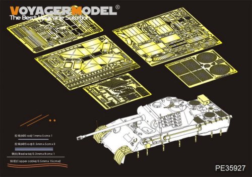 Przejdź do produktu VOYAGER PE35927 - 1:35 WWII German Panther A Late Version Photo Etched set