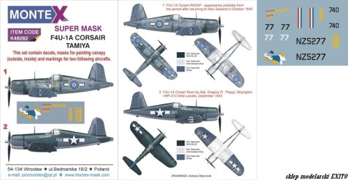 Przejdź do produktu MONTEX K48282 - 1:48 F4U-1A Corsair