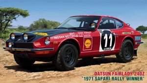 HASEGAWA HR8 - 1:24 Datsun Fairlady 240Z 71 Safari Rally Winner