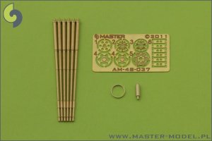 MASTER AM-48-037 - 1:48 M61 A1 Vulcan sześciolufowe obrotowe działko 20 mm