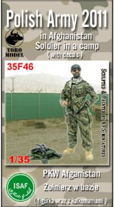TORO MODEL 35F46 - 1:35 PKW Afganistan - żołnierz w bazie