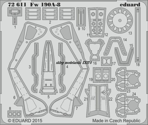 Przejdź do produktu EDUARD 72611 - 1:72 Fw 190A-8