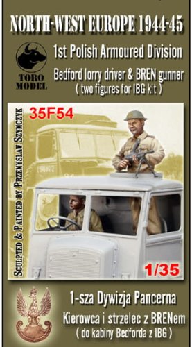 Przejdź do produktu TORO MODEL 35F54 - 1:35 Kierowca i strzelec z BRENem (do Bedforda IBG) - 1 Dywizja Pancerna NWE 1944-45